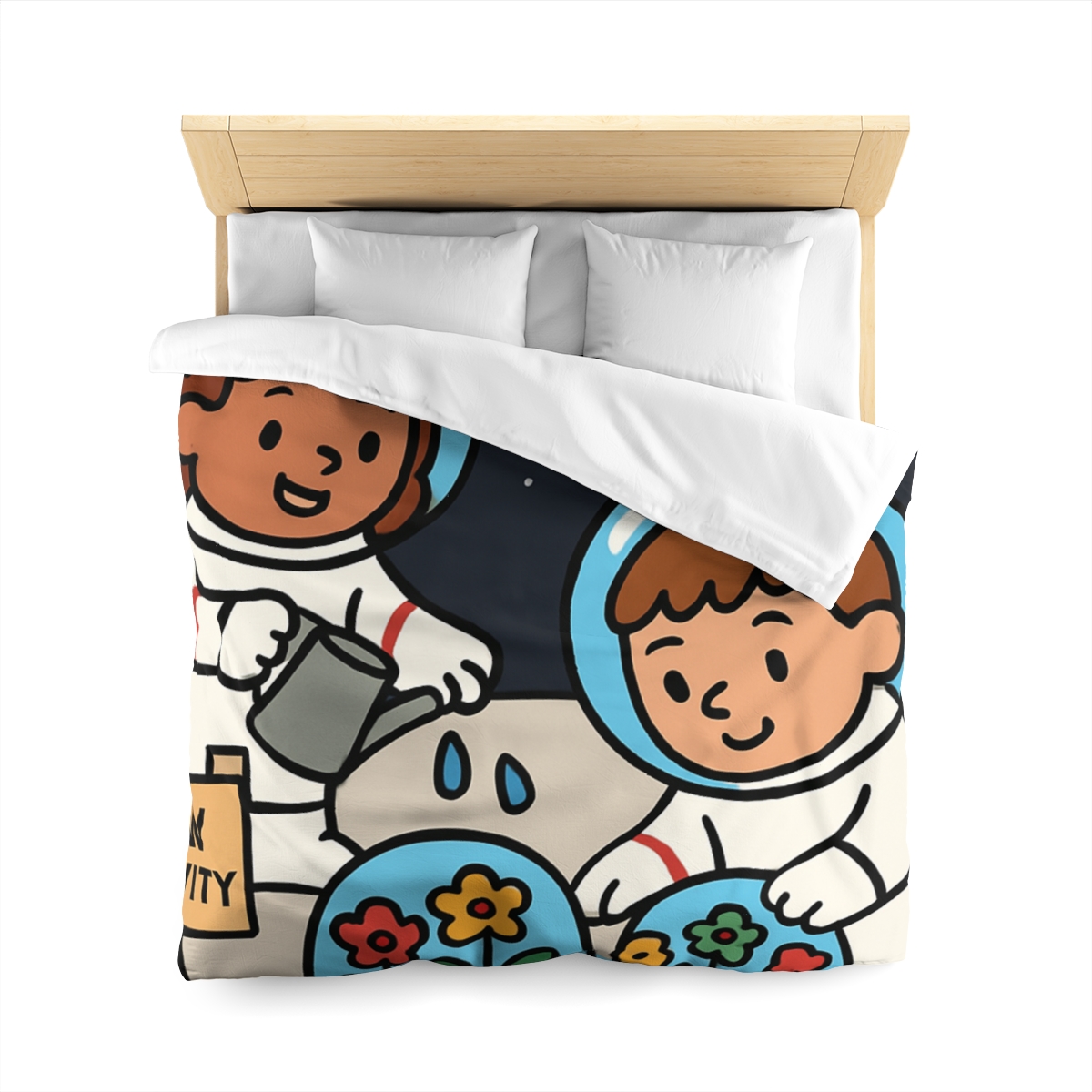 Gravity Garden On The Moon warm winter duvets