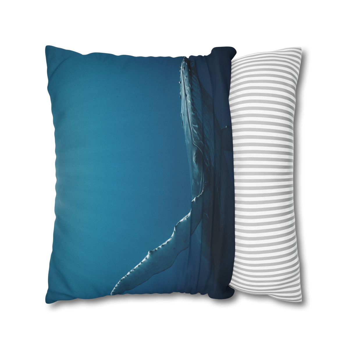 Nebula Dive Humpback Whale soft cotton pillow cases