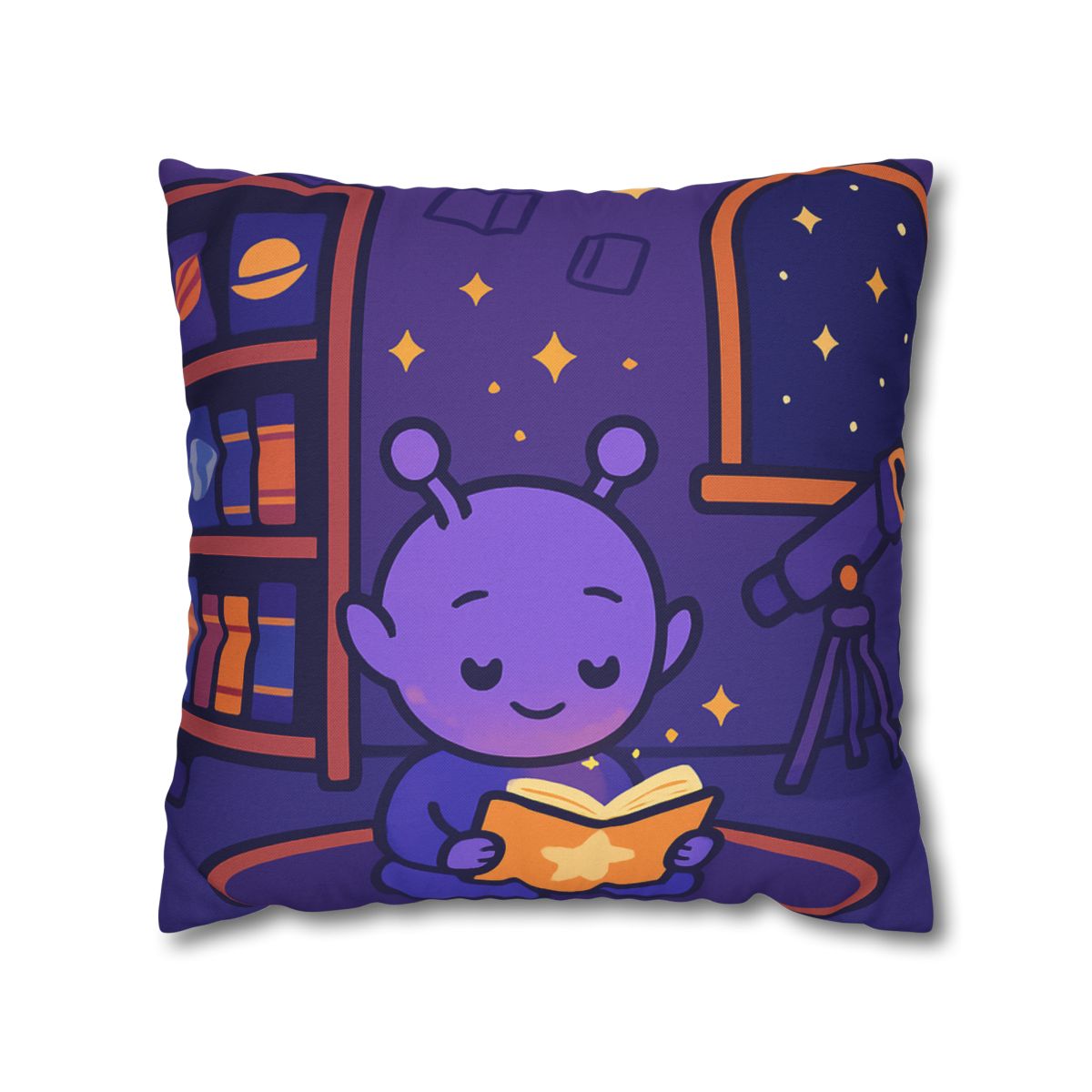 Library Of Floating Star Books personalized pillow covers