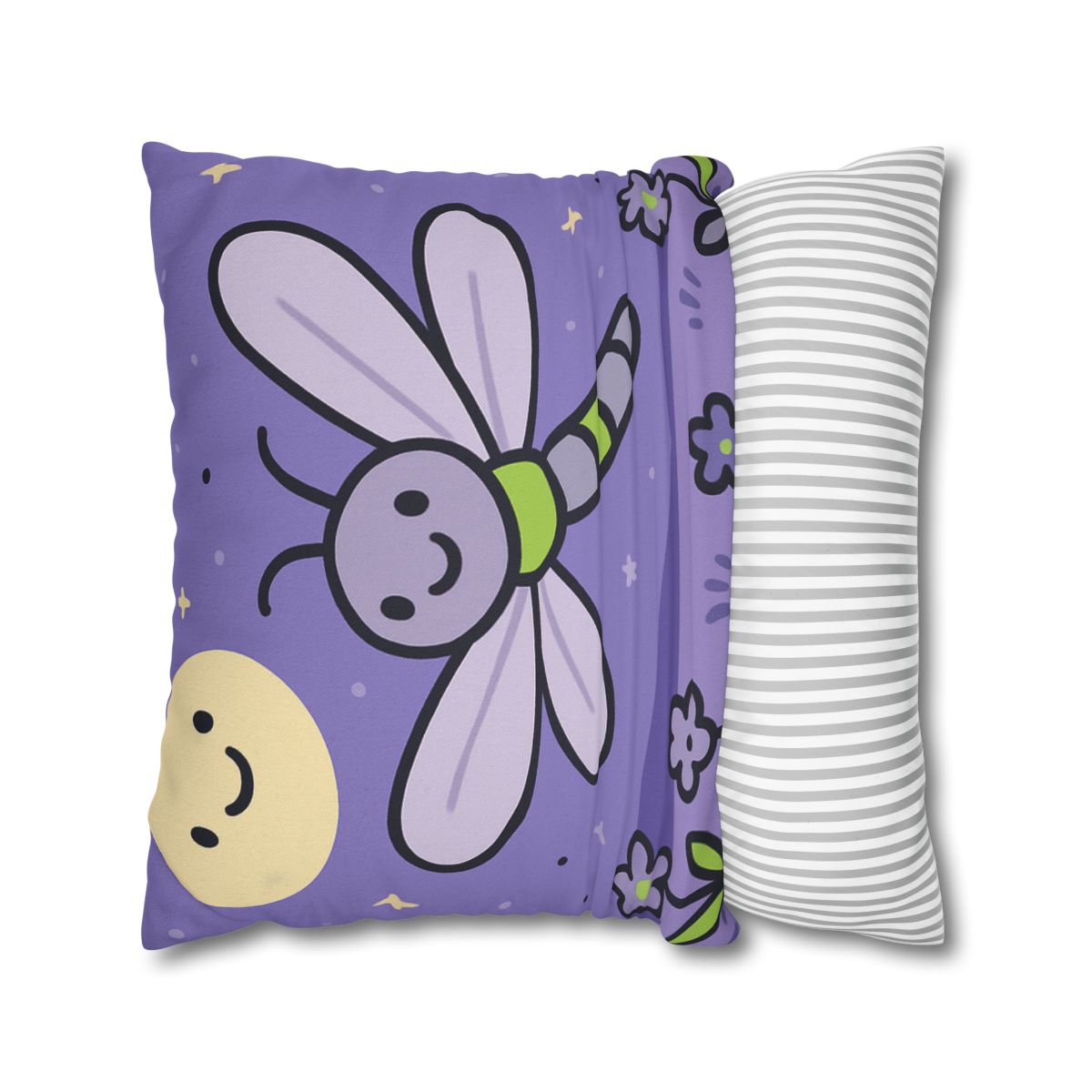 Moonlight Meadow Dragonfly personalized pillow covers