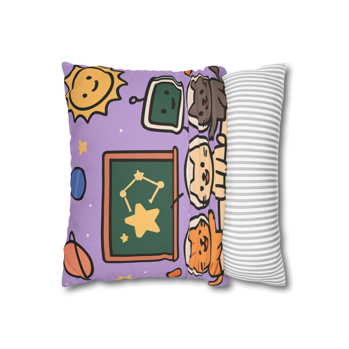 Space School Astronaut Cats comfortable bedding pillow covers