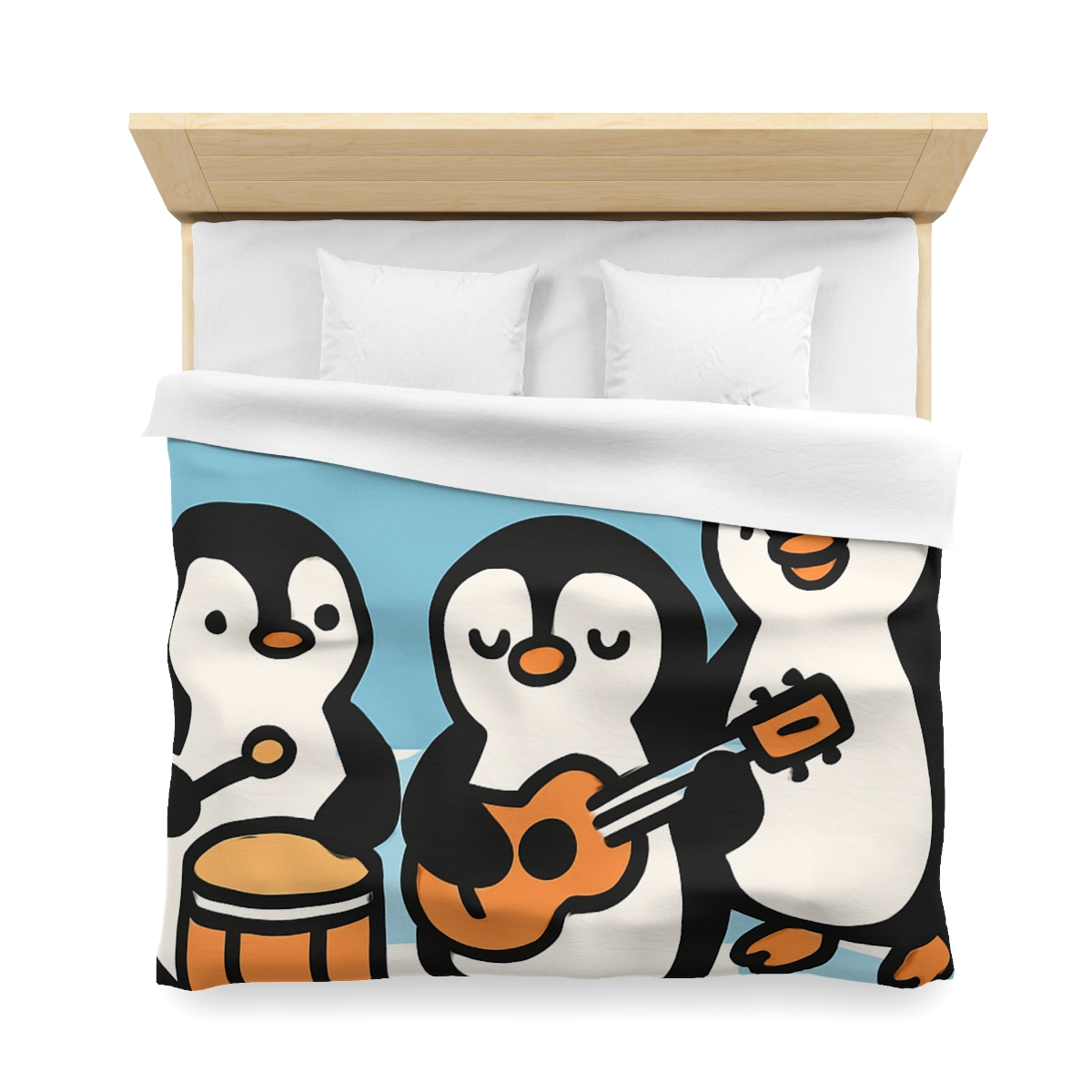 Moonlit Penguin Band unique patterned duvets