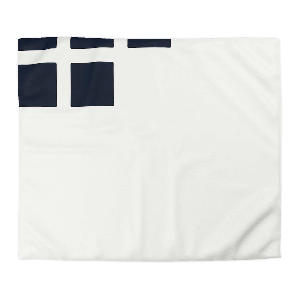 Corner Grid With Missing Star soft comforter duvets