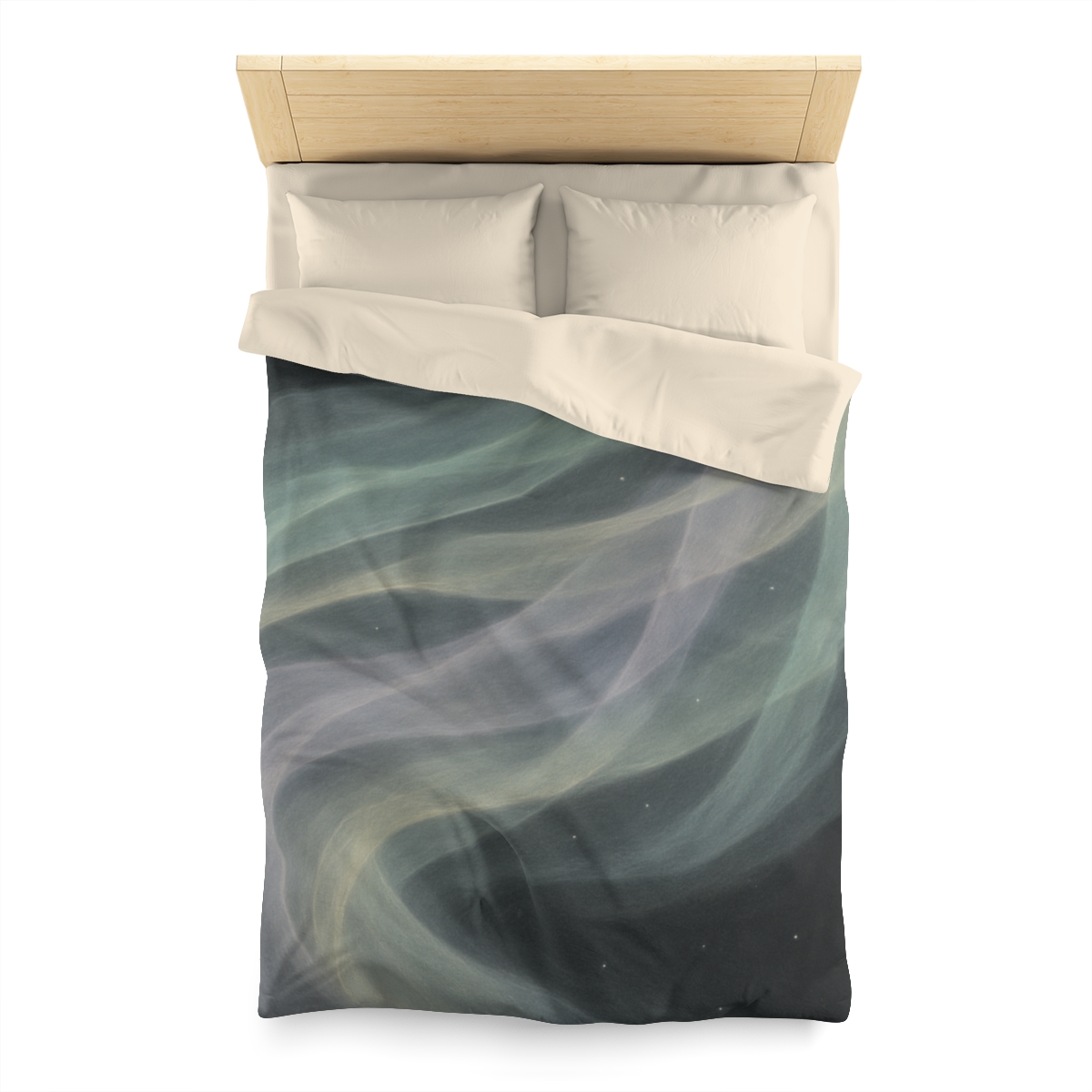 Auroral Cosmic Silk Currents stylish duvet covers