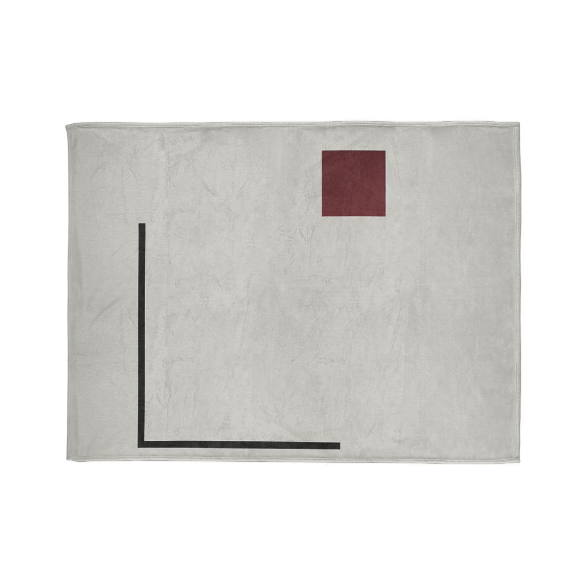 Corner Frame With Floating Square unique gift blankets