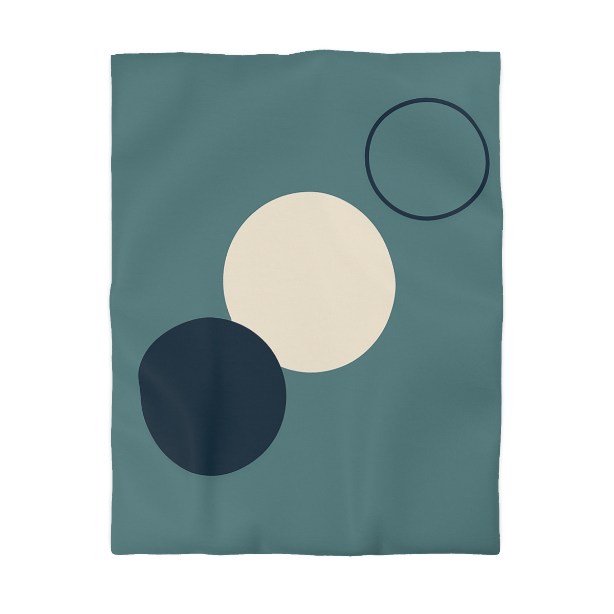 Staggered Trio Of Circles Harmony custom duvets