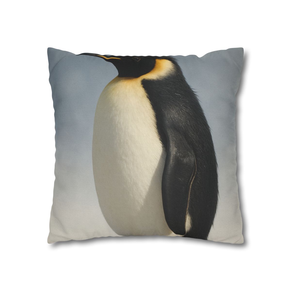 Glacier Gleam Emperor Penguin designer print pillow cases