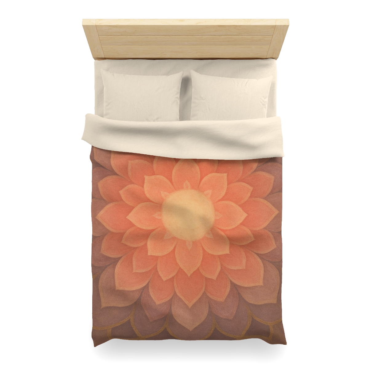 Petal Mandala Overlay trendy bedroom duvets