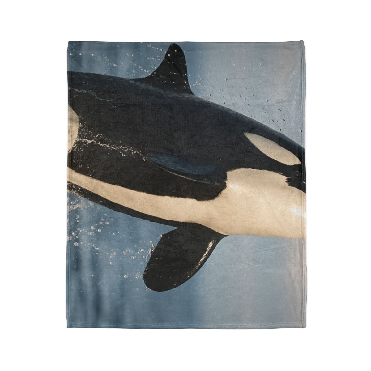 Orca Surface Symphony soft fleece blankets
