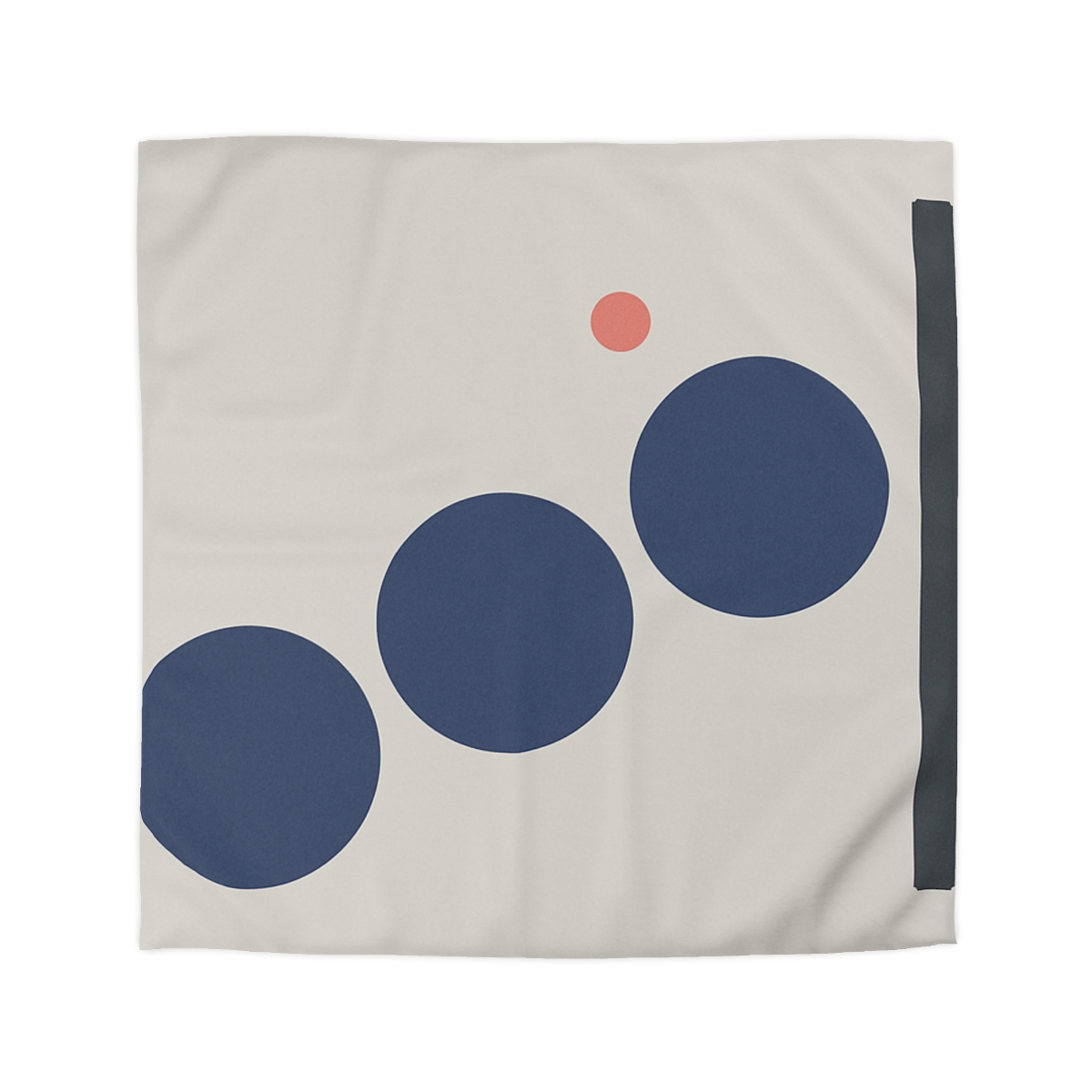 Stepped Circles And Side Bar personalized bedding duvets