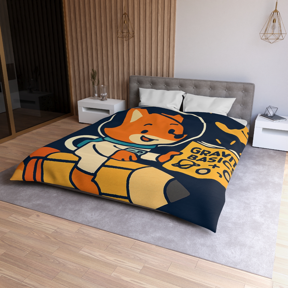 Comet Library Delivery Fox custom duvets