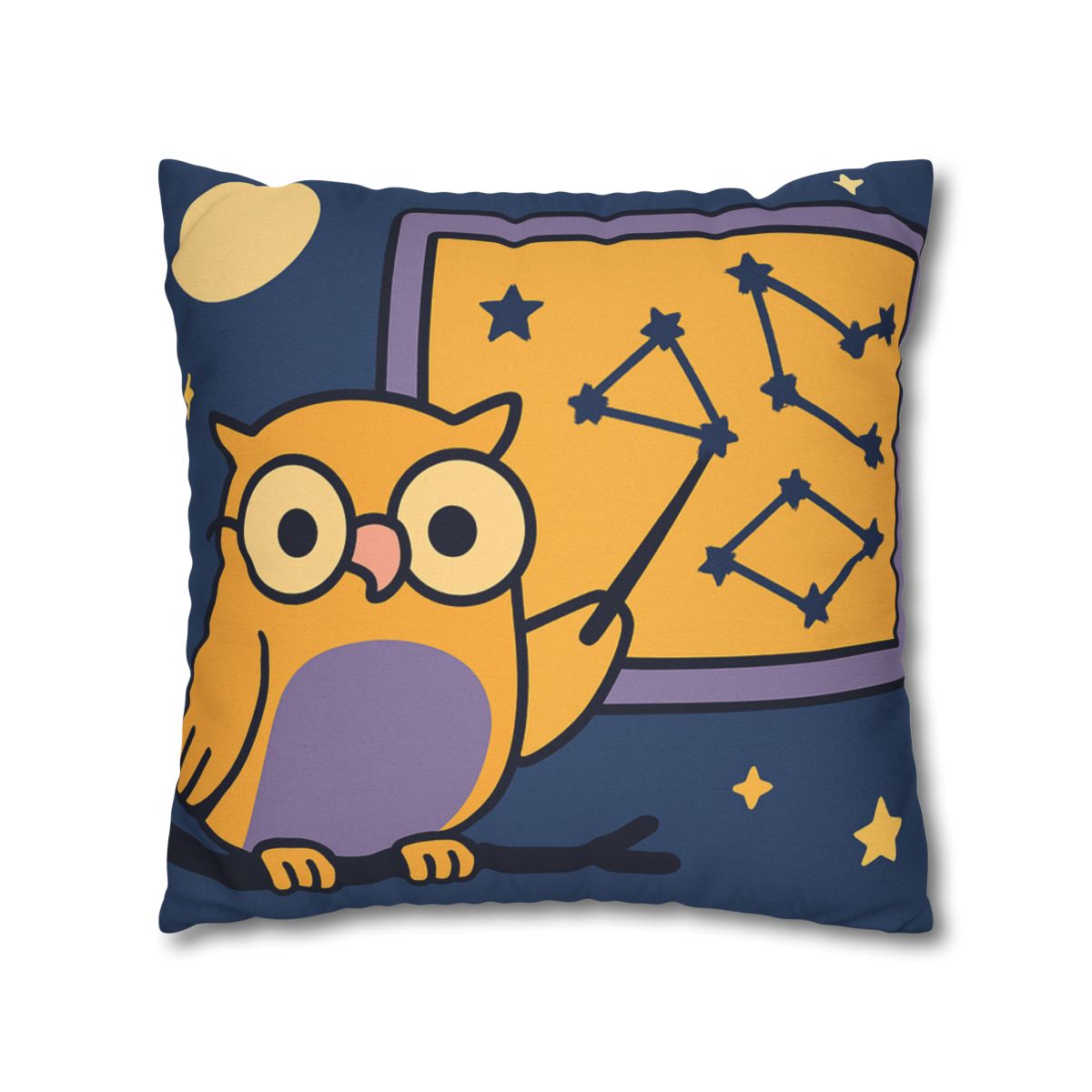 Moonlit Owl Classroom personalized pillow covers