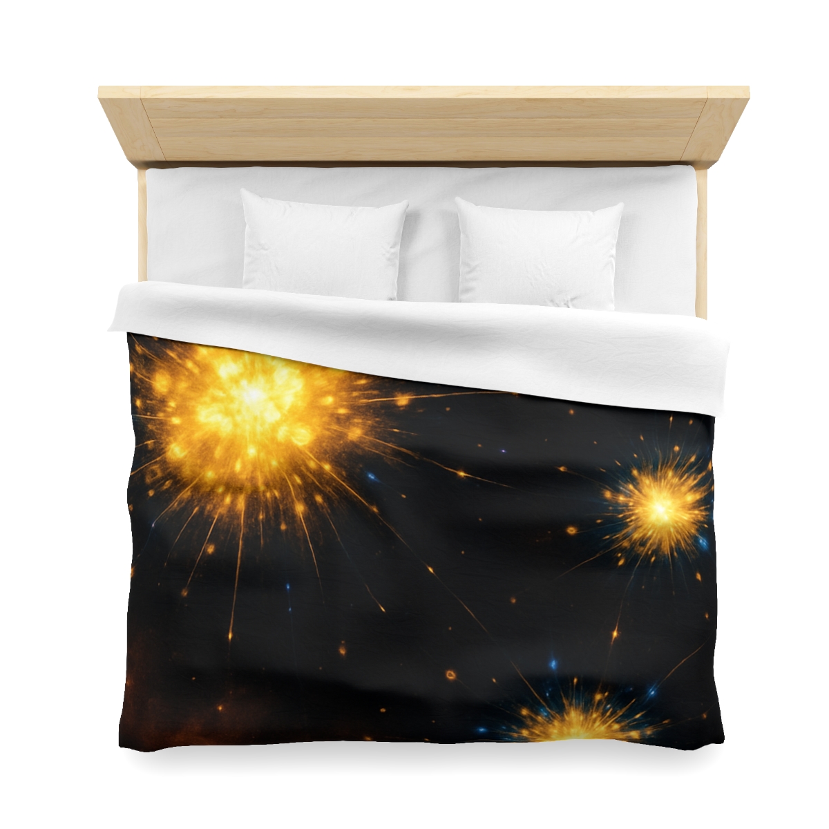 Photon Burst Constellation designer printed duvets