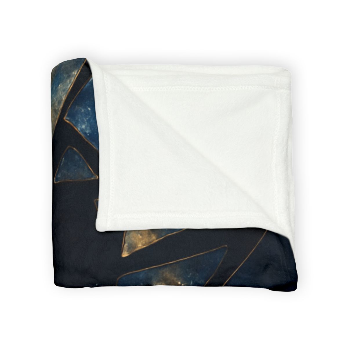 Starlit Fracture Mosaic decorative home blankets