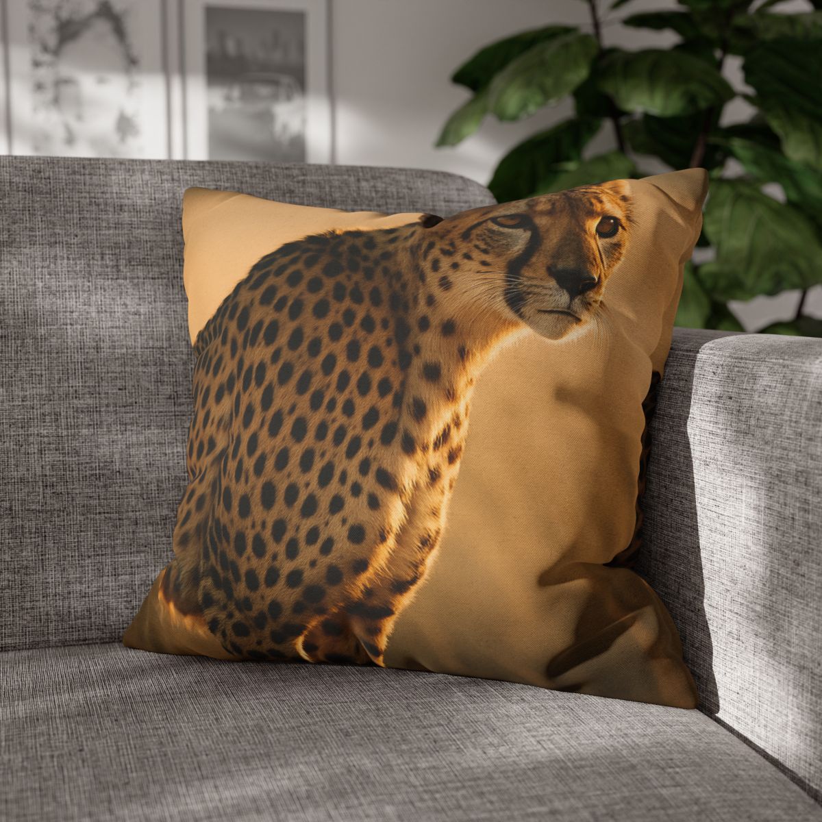 Horizon Runner Cheetah soft cotton pillow cases