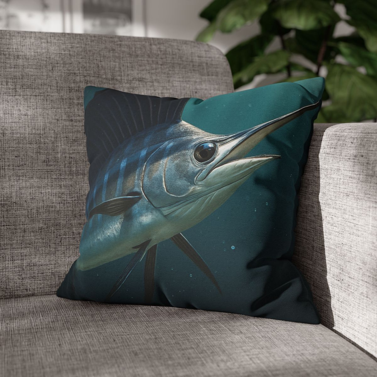 Nebula Flash Sailfish designer print pillow cases