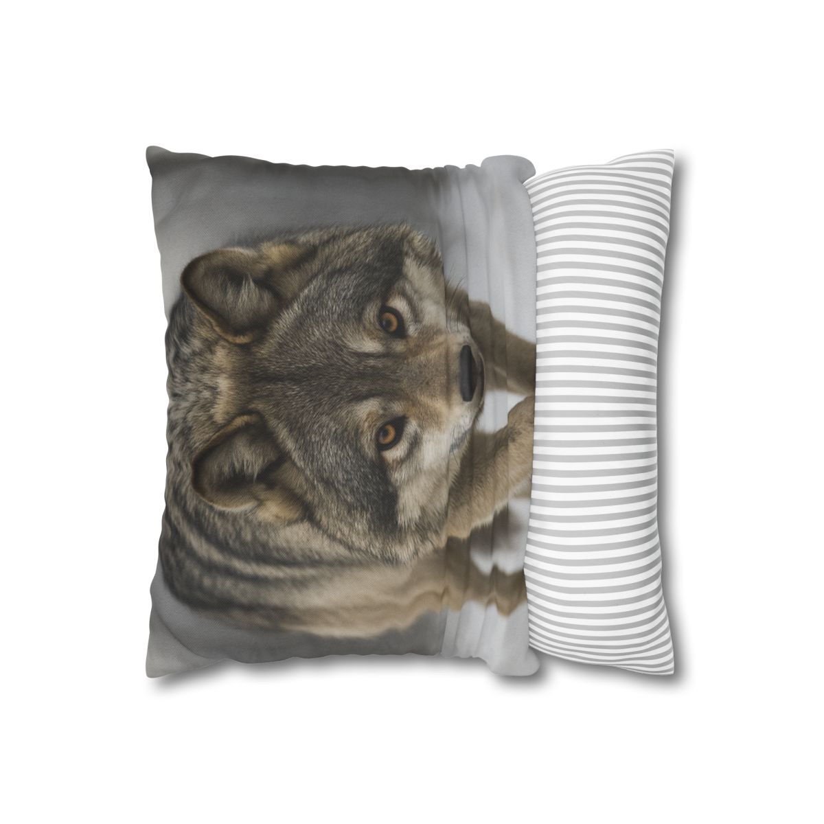Silver Hush Gray Wolf comfortable bedding pillow covers