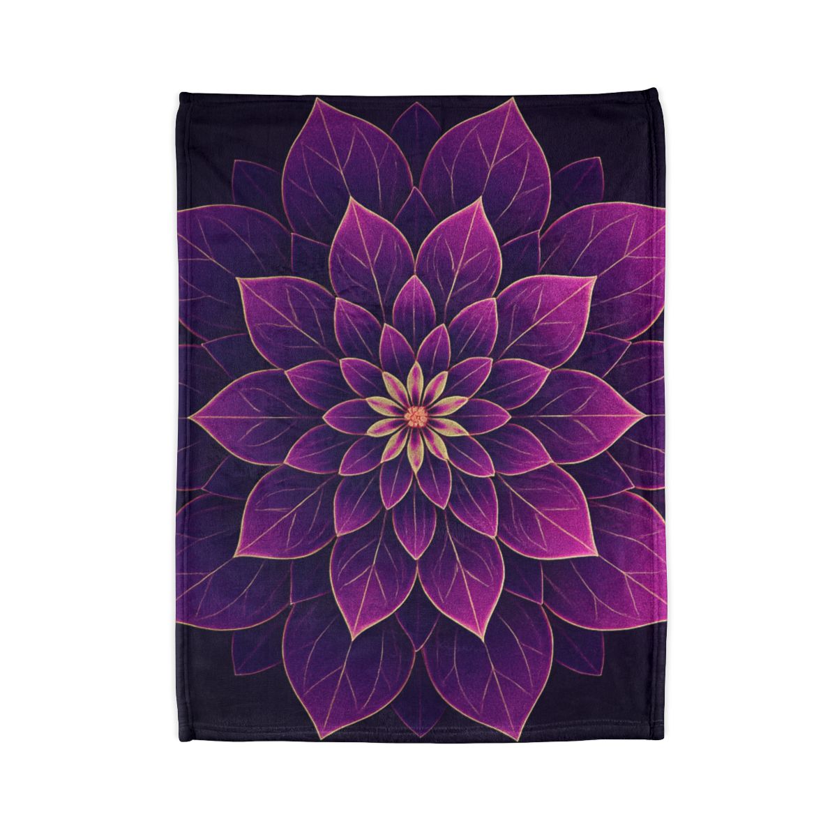 Petal Prism Mandala custom blankets