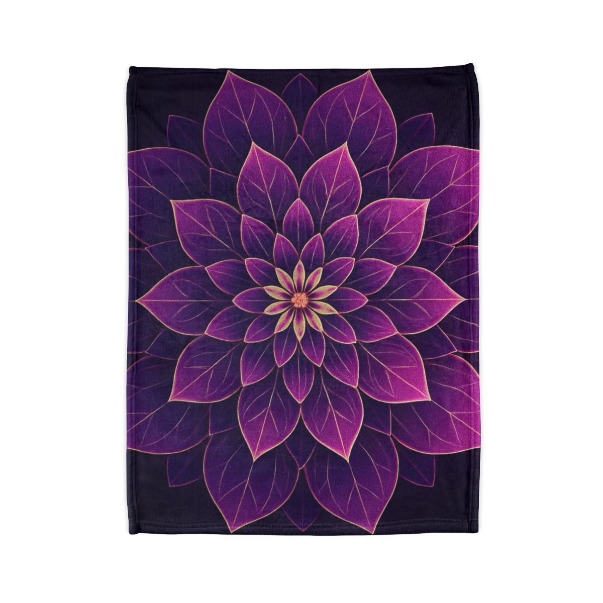 Petal Prism Mandala custom blankets