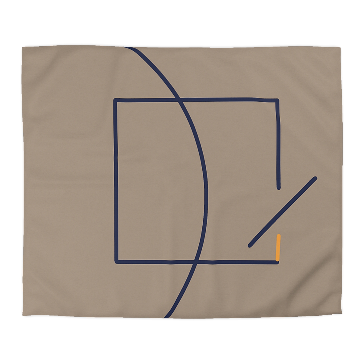 Corner Arc With Nested Open Square warm winter duvets