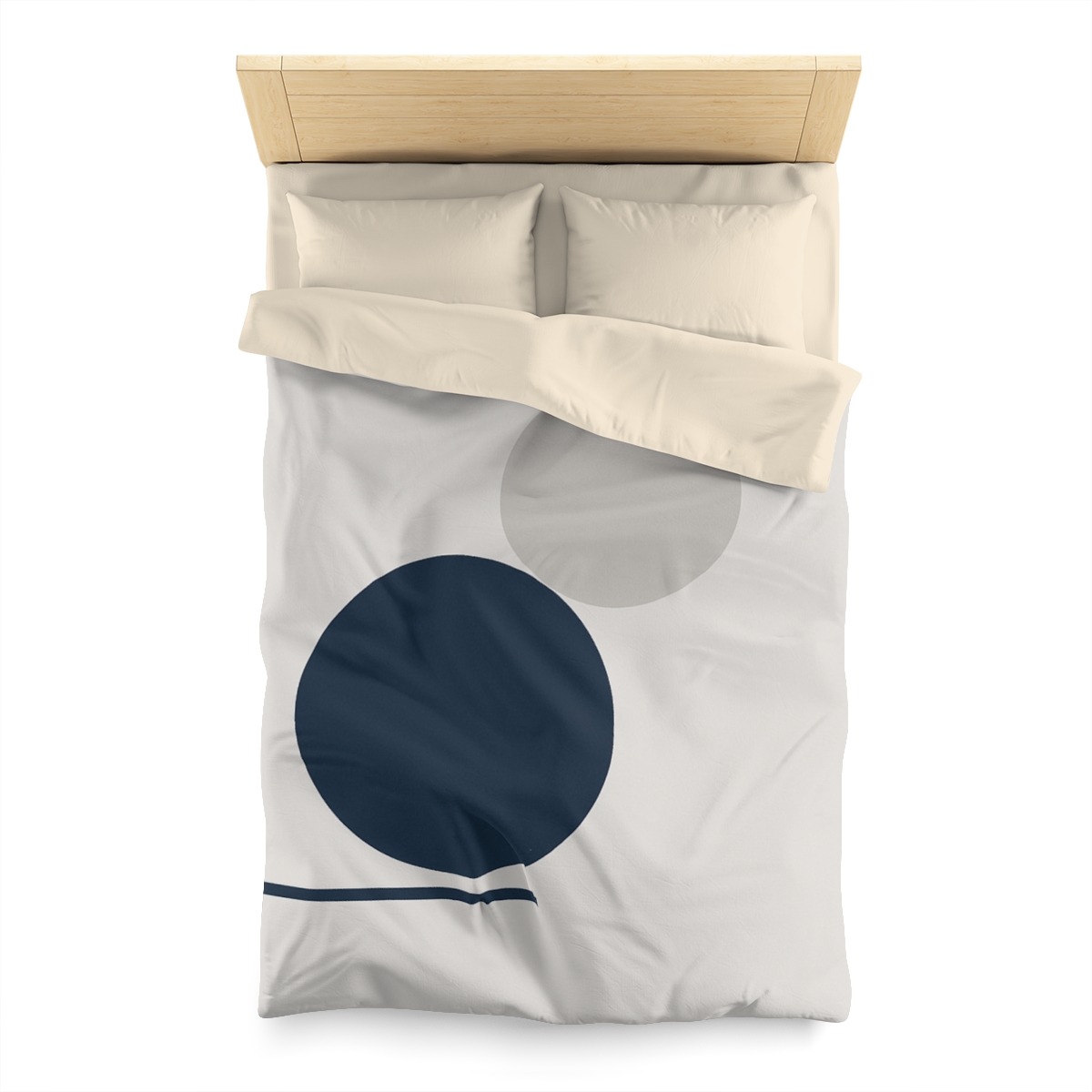 Three Orbiting Forms personalized bedding duvets