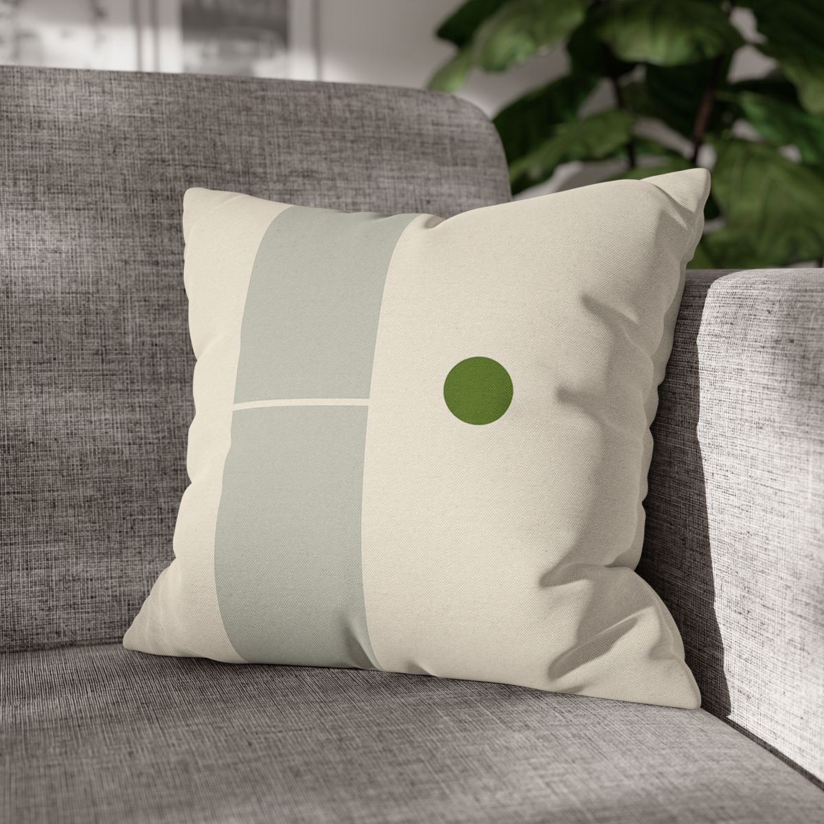 Split Column With Floating Dot soft cotton pillow cases