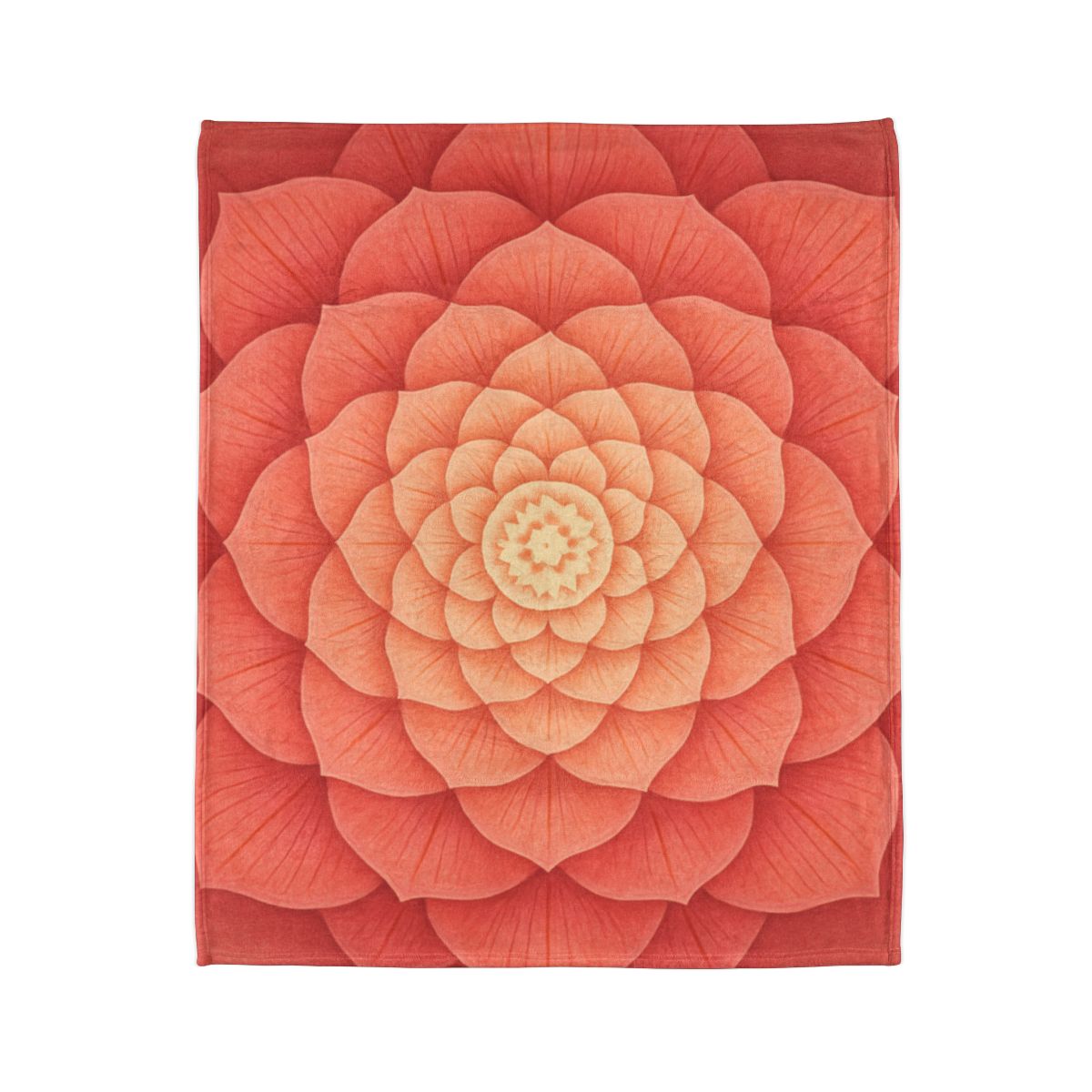 Petal Spiral Mandala warm winter blankets