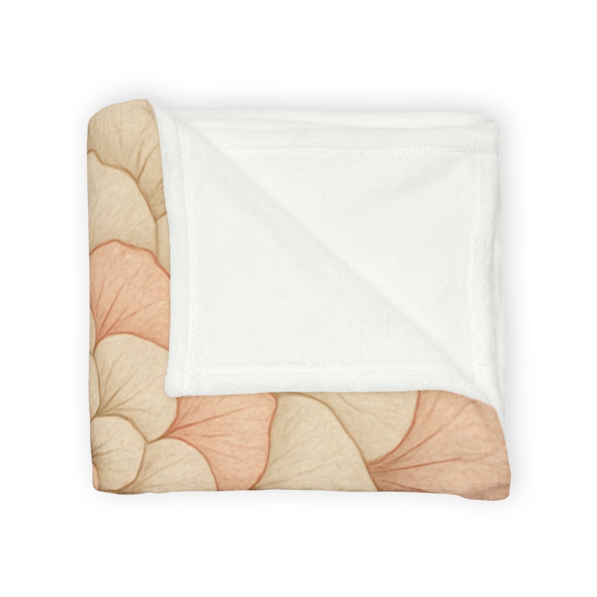 Petal Concentric Echoes decorative home blankets