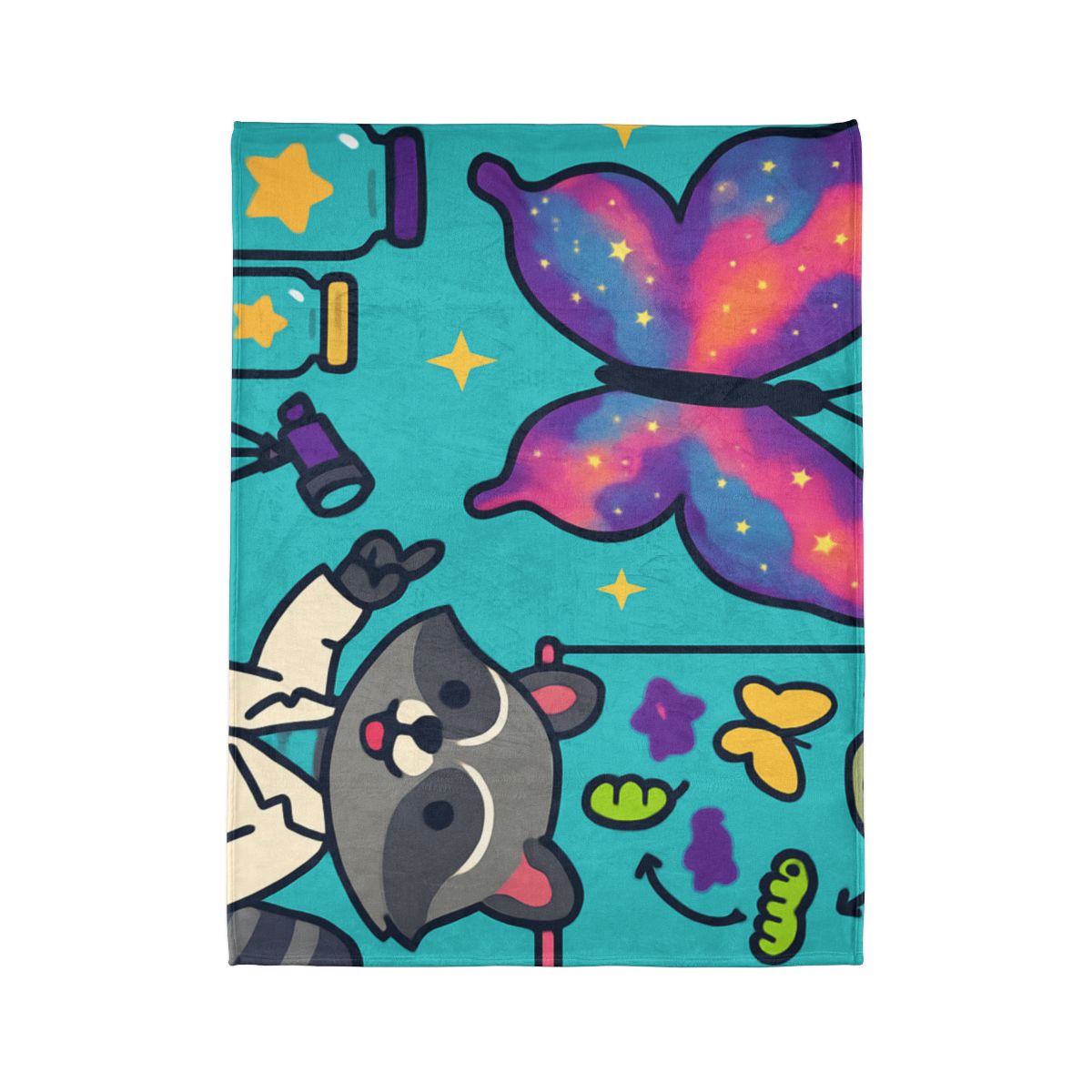 Nebula Garden Butterflies Lab trendy patterned blankets