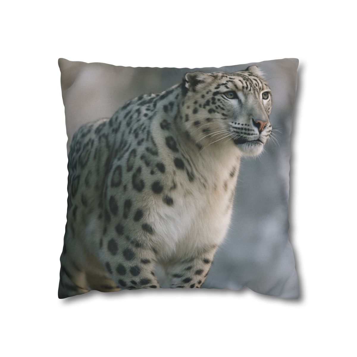 Cliff Phantom Snow Leopard soft cotton pillow cases