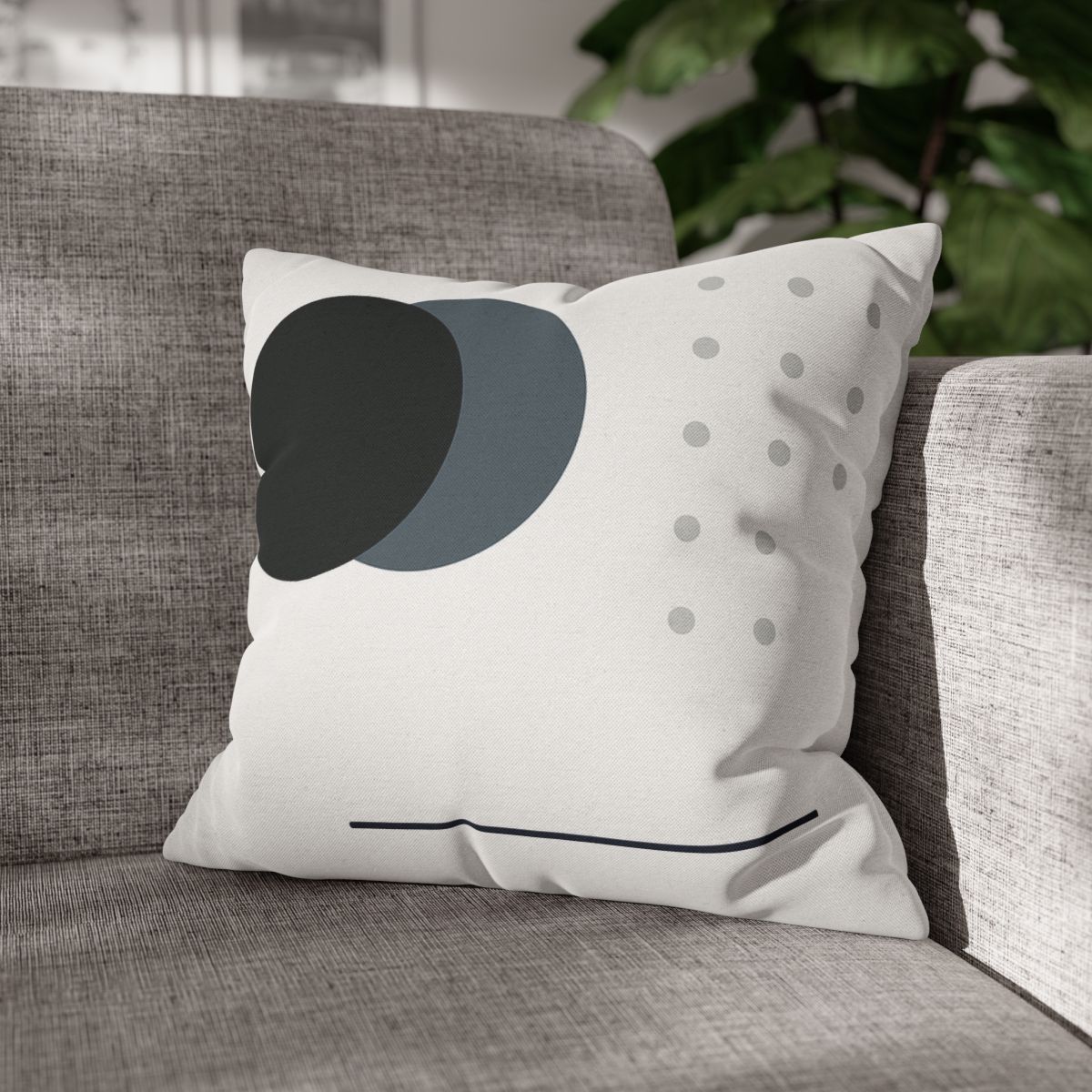 Binary Eclipse Dot Grid trendy patterned pillow cases