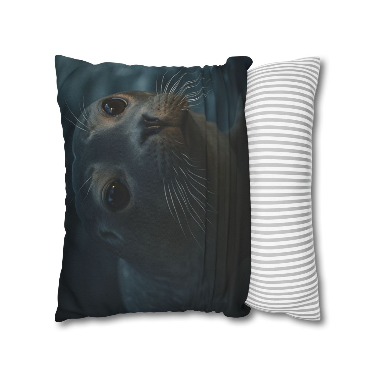 Moonlit Gaze Harbor Seal unique gift pillow cases