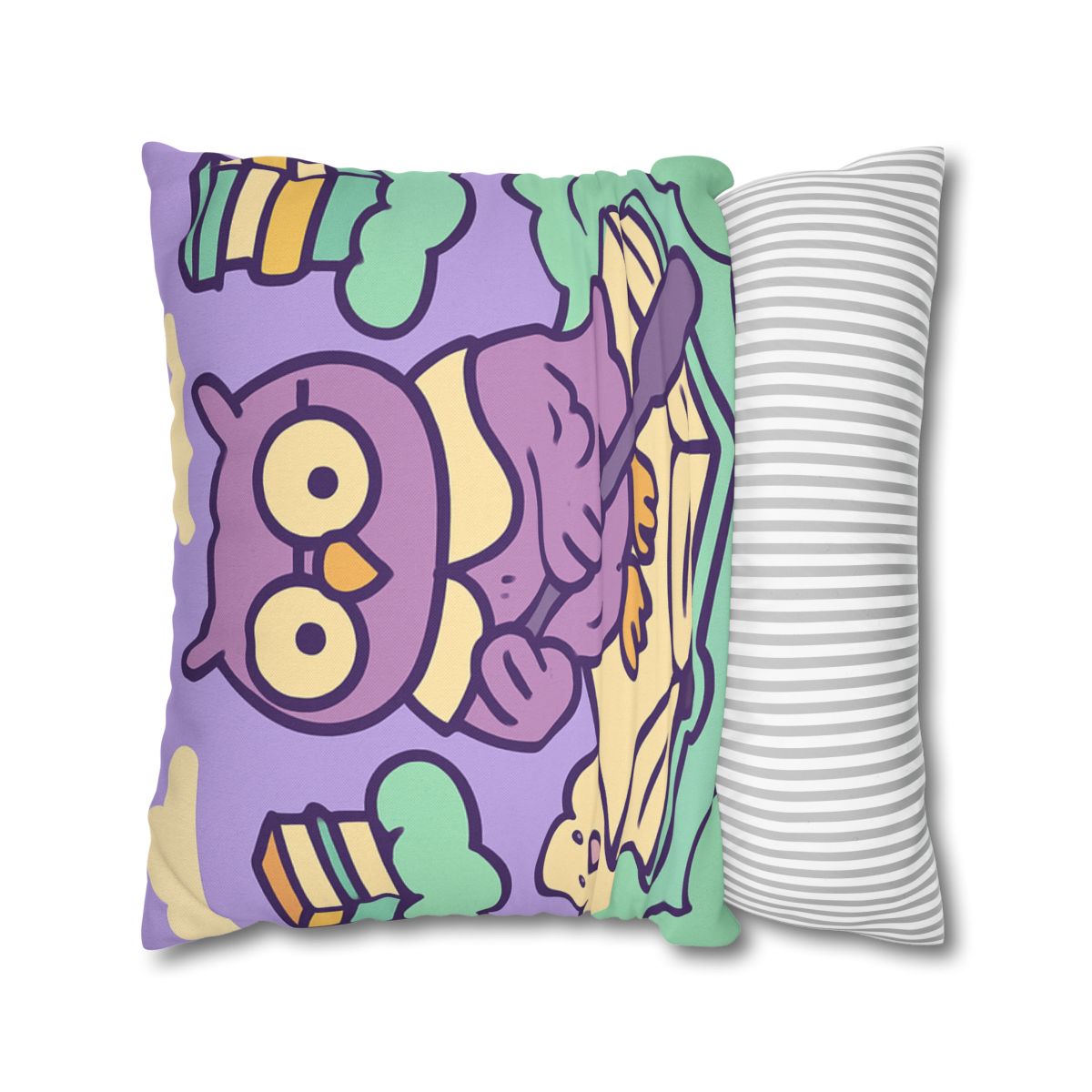 Cloud Library Owl Boat trendy patterned pillow cases