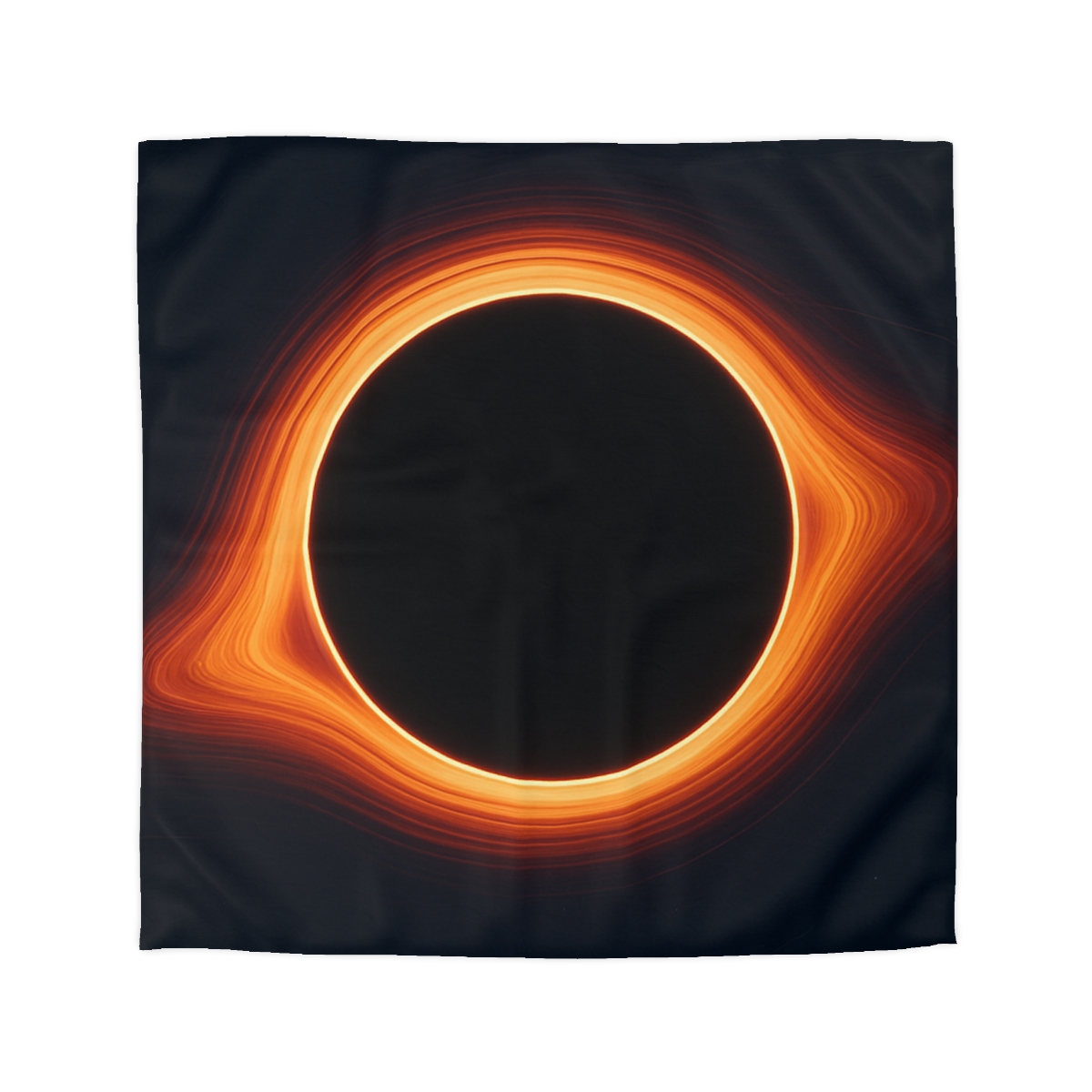 Black Hole Silhouette unique patterned duvets