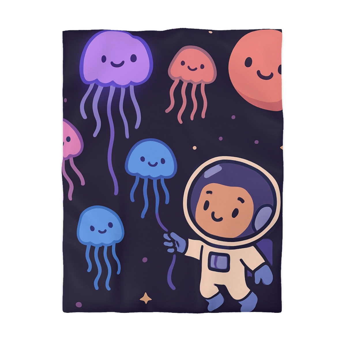 Galaxy Garden Of Floating Jellyfish trendy bedroom duvets