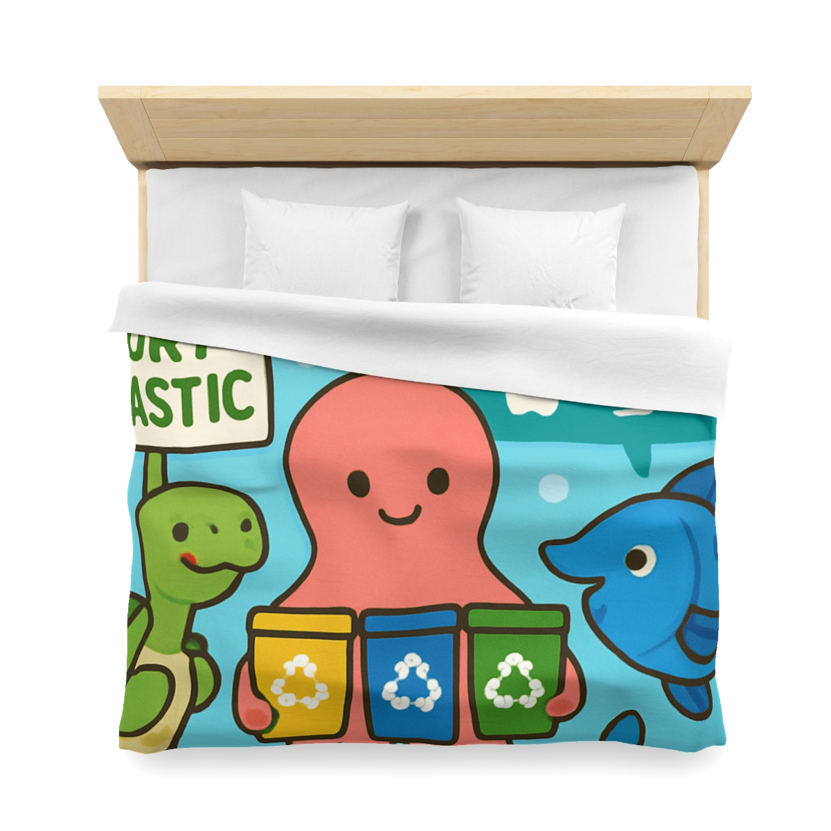 Coral Reef Recycling Parade unique patterned duvets