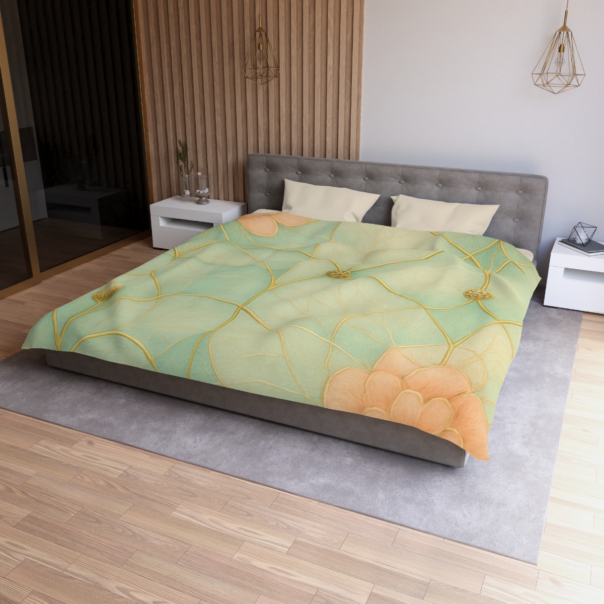 Petal Prism Lattice soft comforter duvets