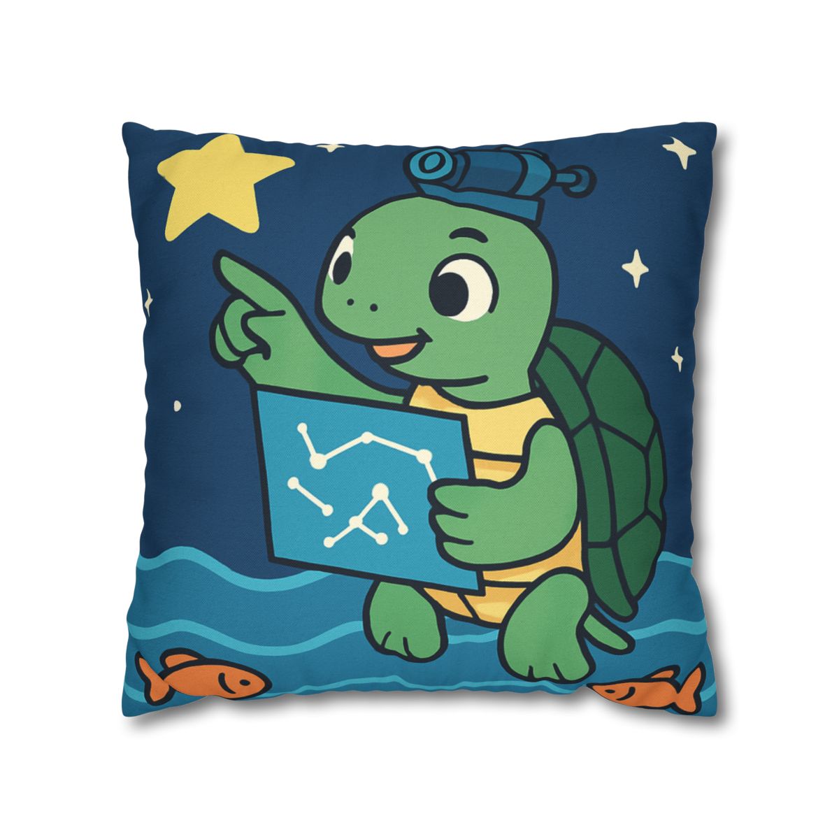 Stargazer Sea Turtle comfortable bedding pillow covers
