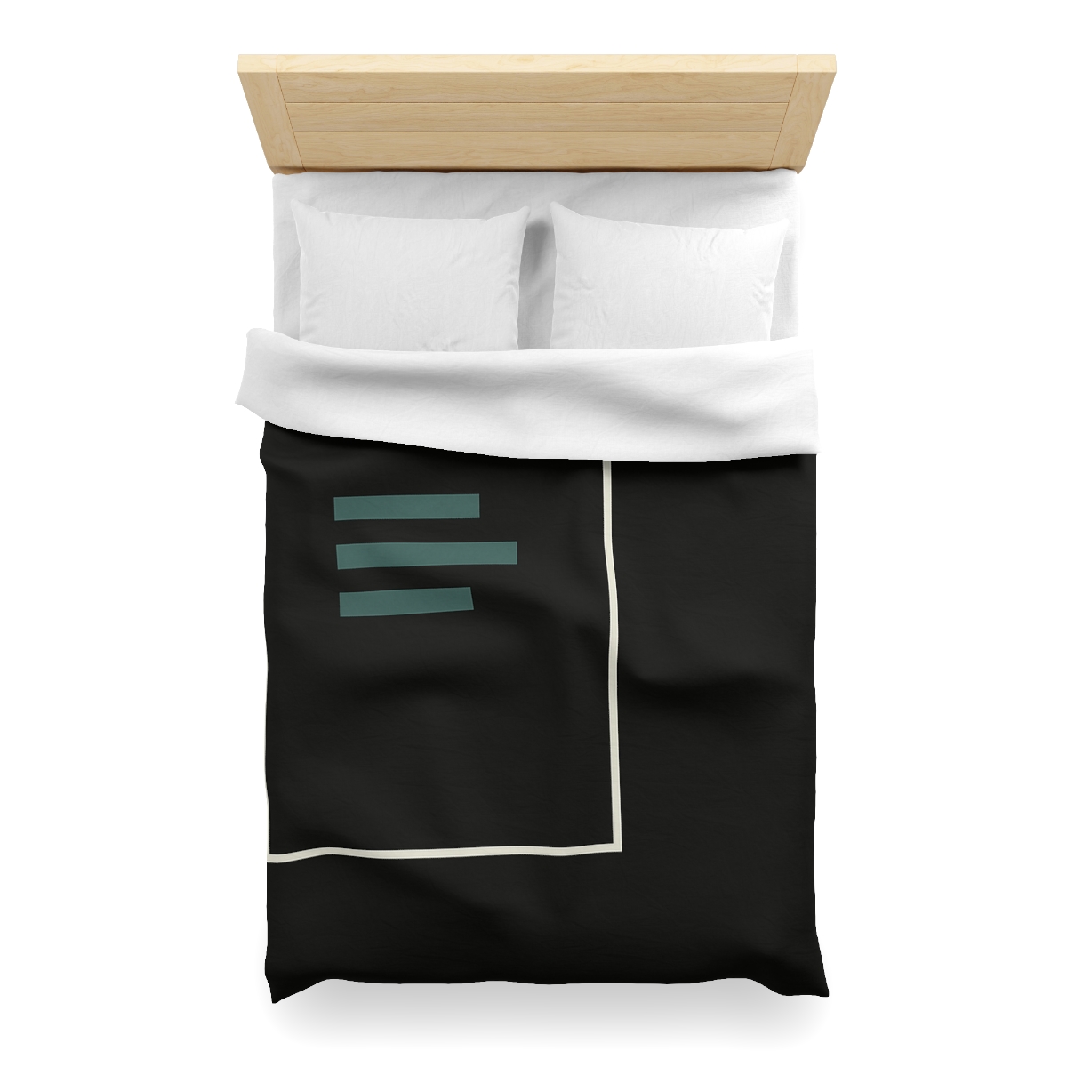 Stacked Frame And Three Bar Signal custom duvets