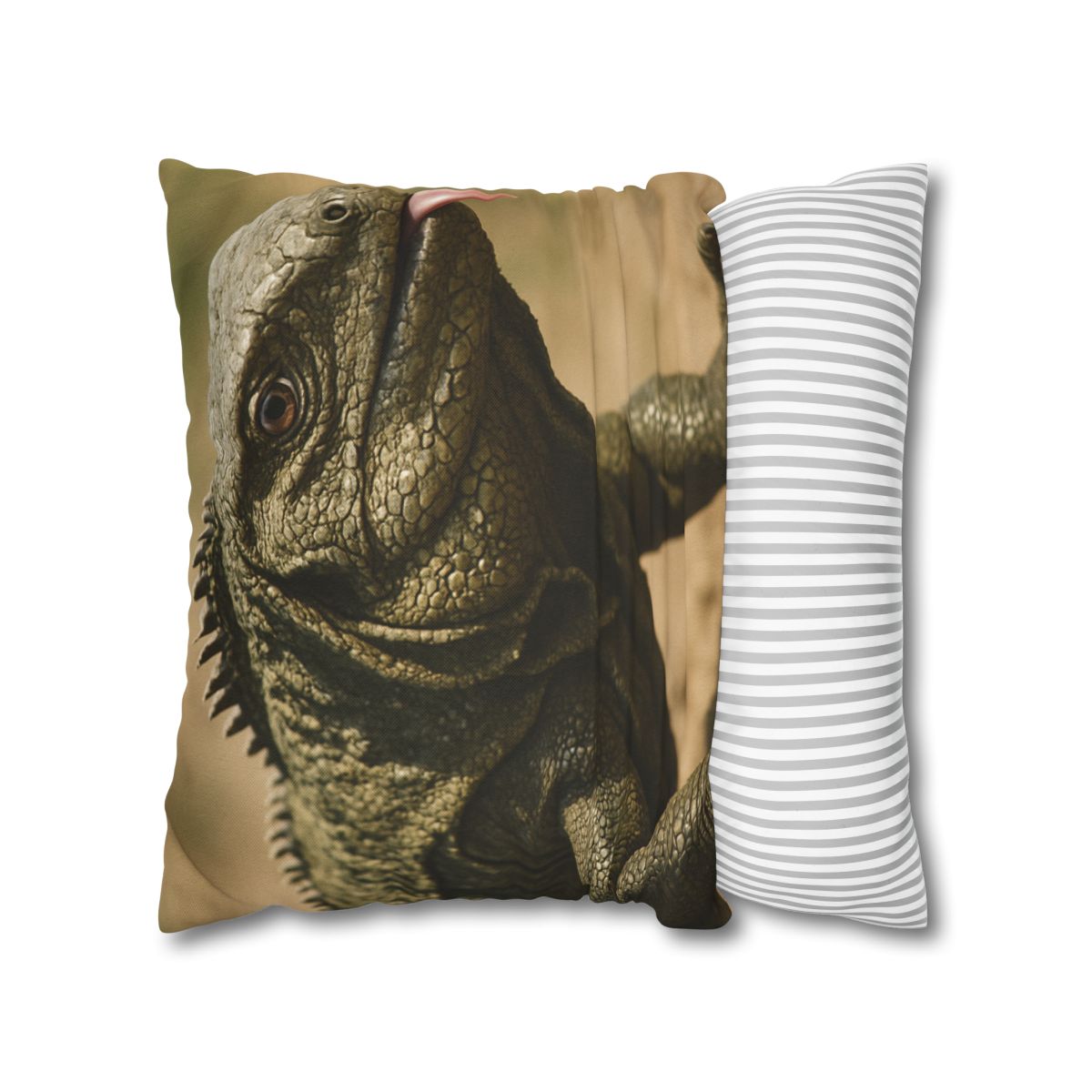 Ancient Sentinel Komodo Dragon trendy patterned pillow cases