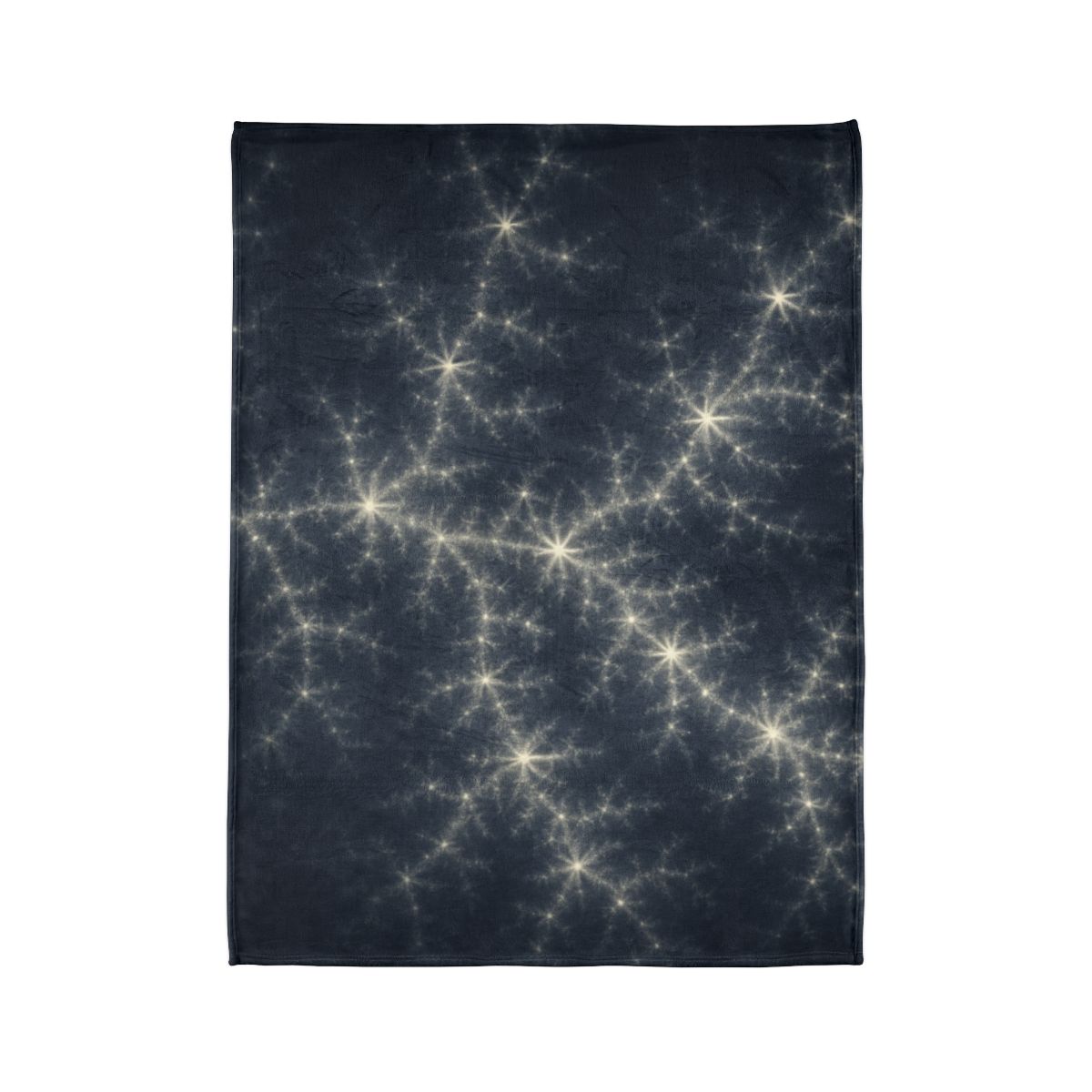 Starlit Fractal Cluster Drift stylish throw blankets