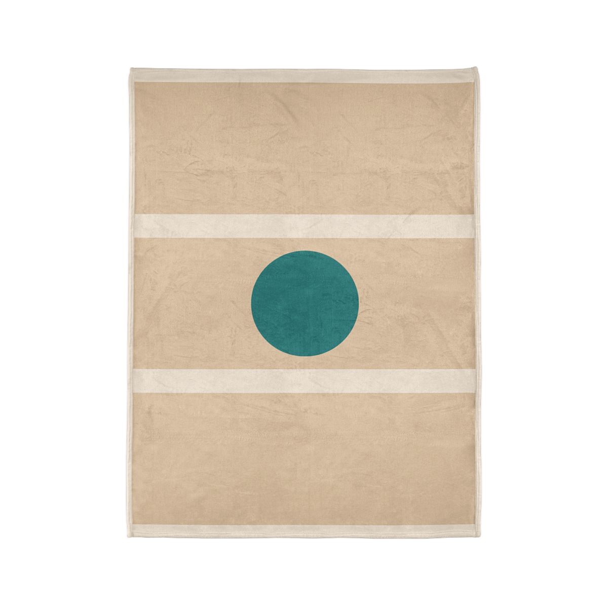 Floating Rectangles With Centered Circle personalized cozy blankets