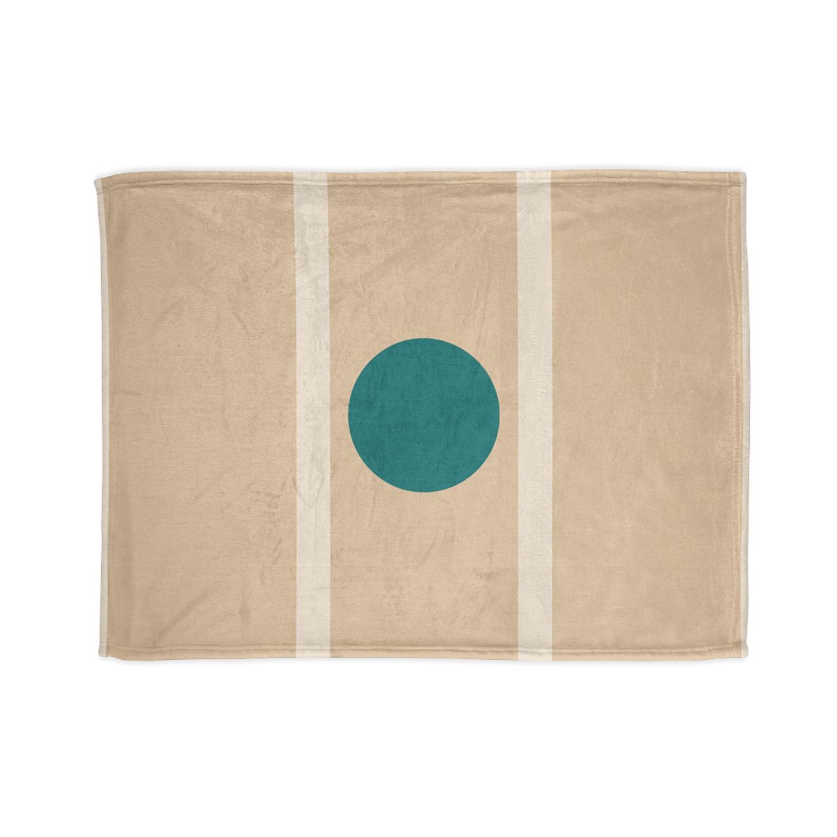 Floating Rectangles With Centered Circle personalized cozy blankets