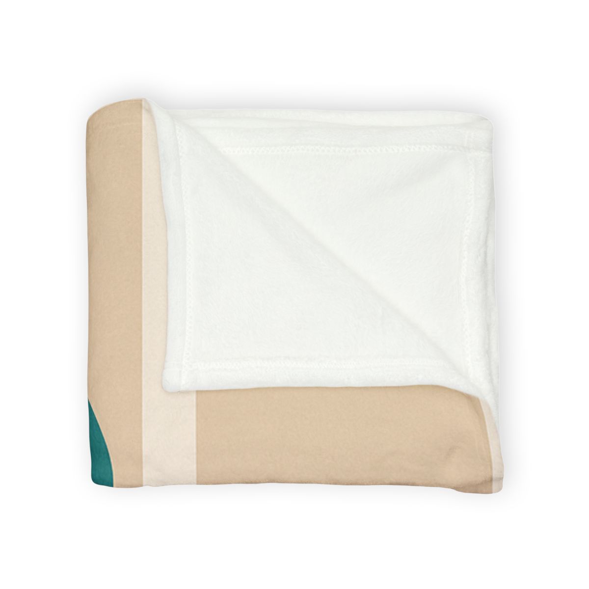 Floating Rectangles With Centered Circle personalized cozy blankets