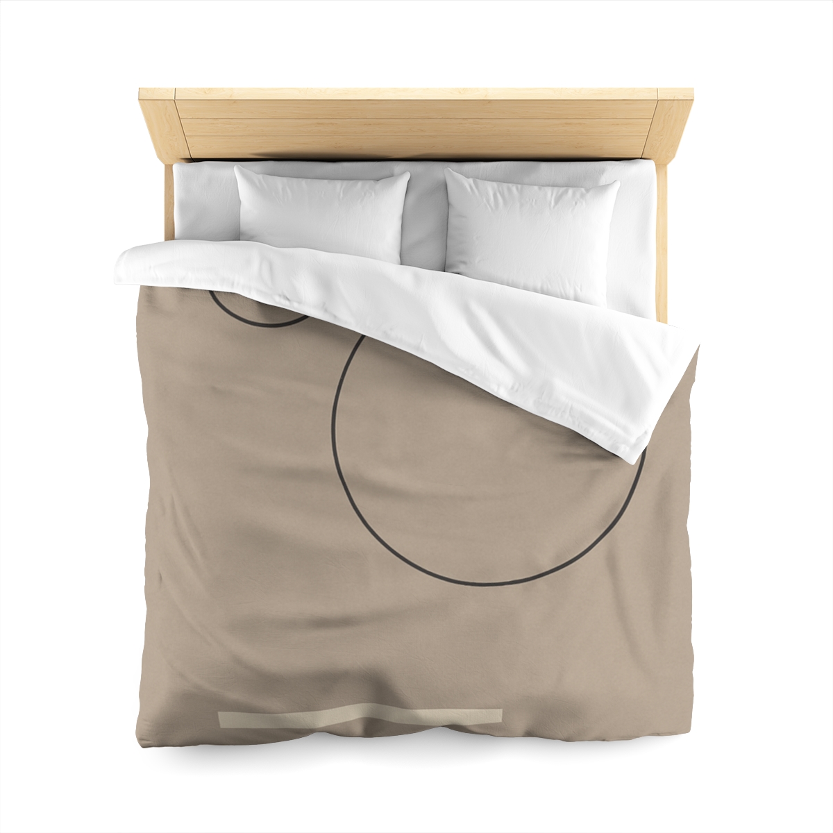 Floating Ring Alignment designer printed duvets