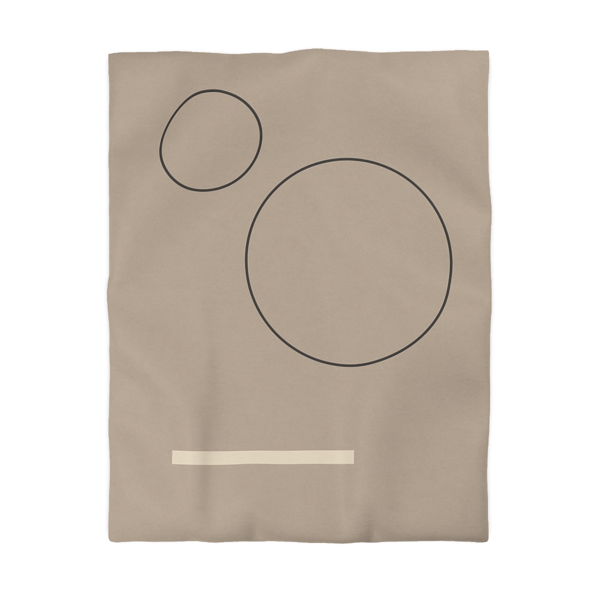 Floating Ring Alignment designer printed duvets