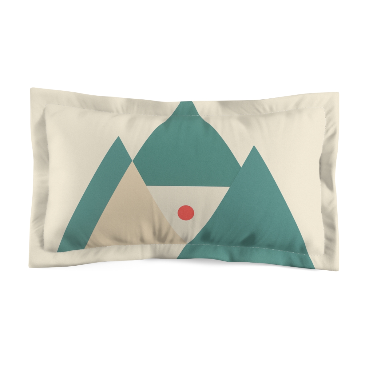 Floating Triangular Cluster designer printed pillows