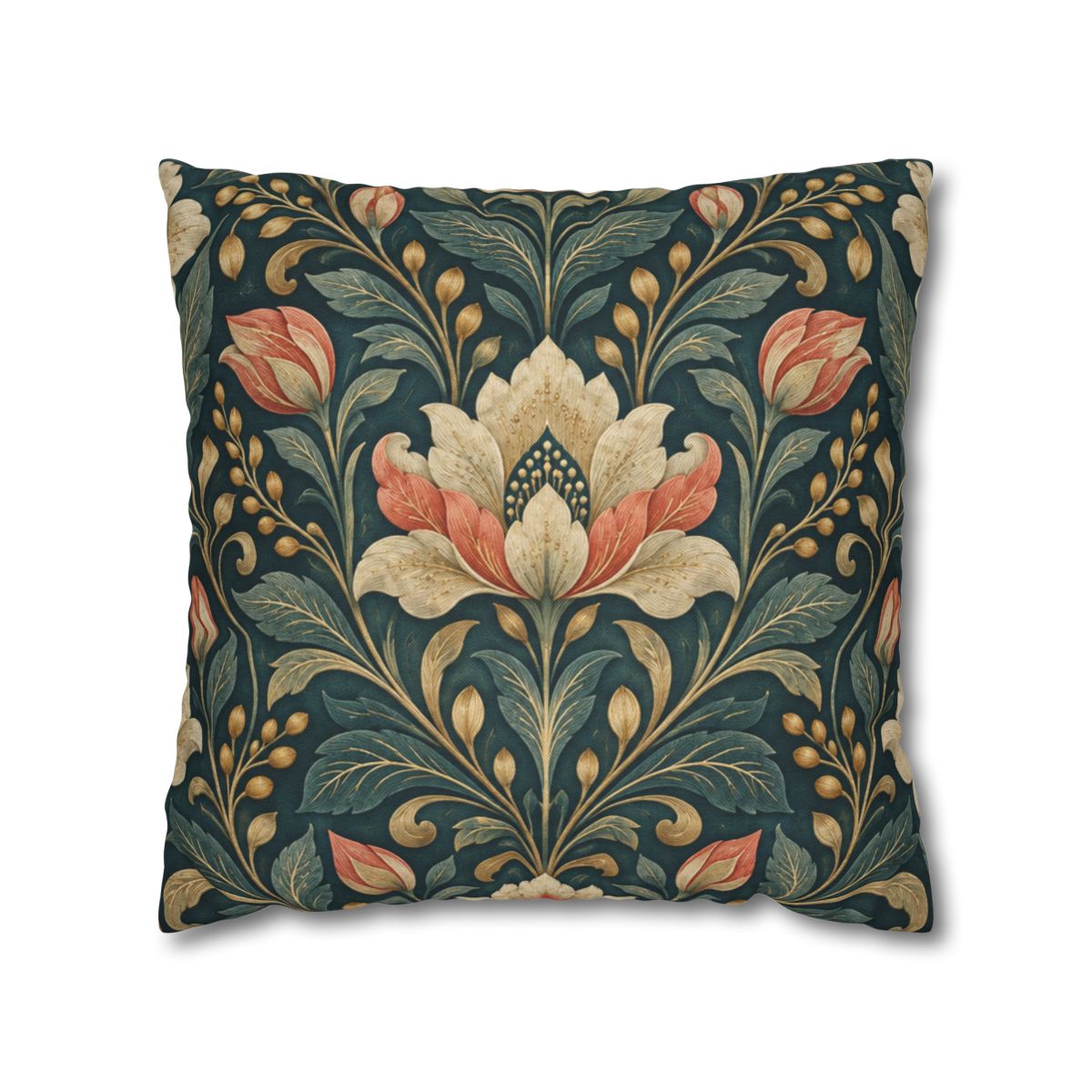 Floral Pulse Brocade unique gift pillow cases [AI-1fa9122a-136d4087a64d]