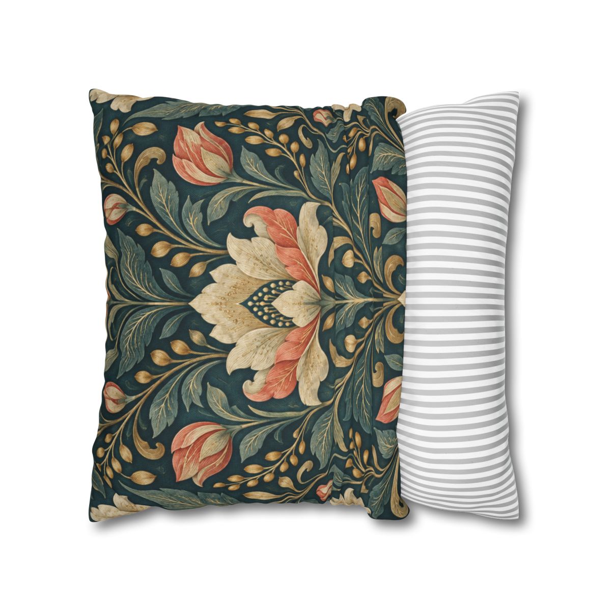 Floral Pulse Brocade unique gift pillow cases [AI-1fa9122a-01f34266ac67]