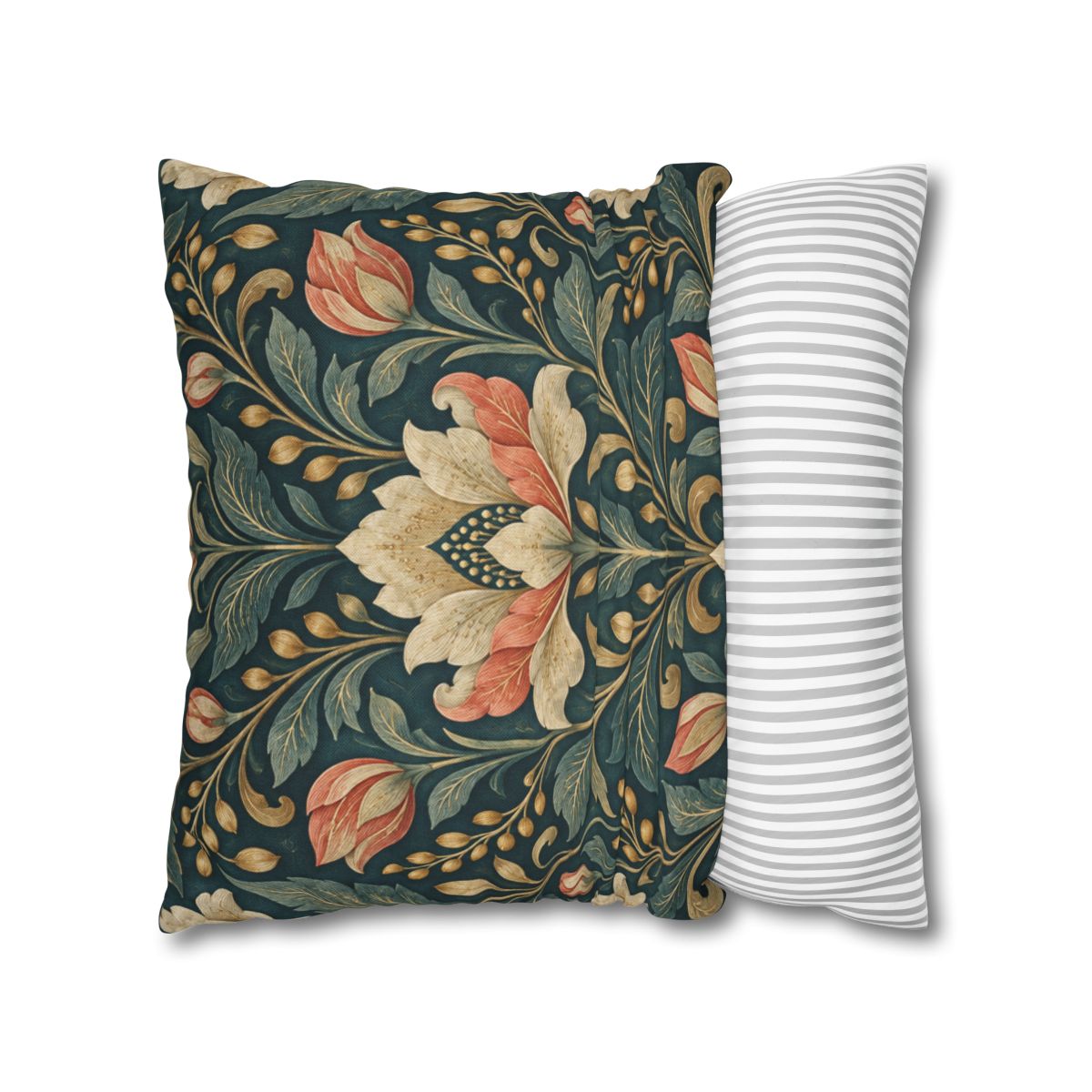 Floral Pulse Brocade unique gift pillow cases [AI-1fa9122a-a1aeac68a8e9]